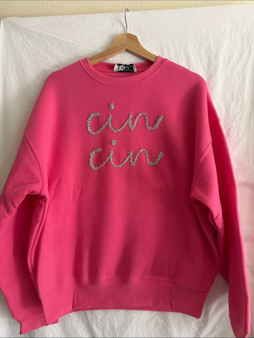 Anthropologie x Beach Riot  'cin cin' Embellished Sweatshirt